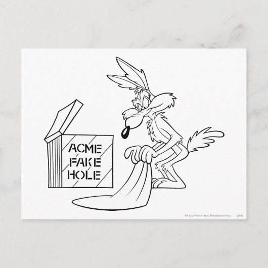 WILE E. COYOTE™ Acme Producten 7 Briefkaart (Voorkant)