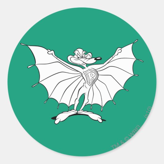 WILE E. COYOTE™ Acme Producten 8 Ronde Sticker (Voorkant)