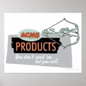 Wile E Coyote Acme Producten 9 Poster (Voorkant)