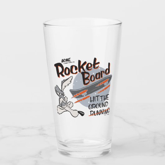 WILE E. COYOTE™ ACME Raketbord Glas (Voorkant)