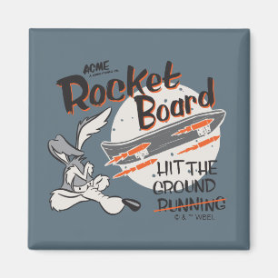 WILE E. COYOTE™ ACME Raketbord Magneet