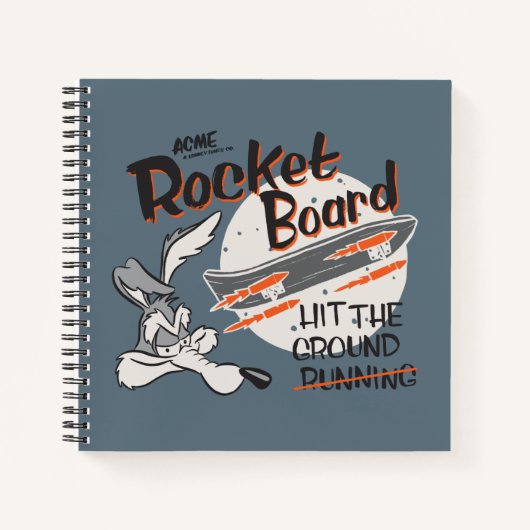 WILE E. COYOTE™ ACME Raketbord Notitieboek (Voorkant)