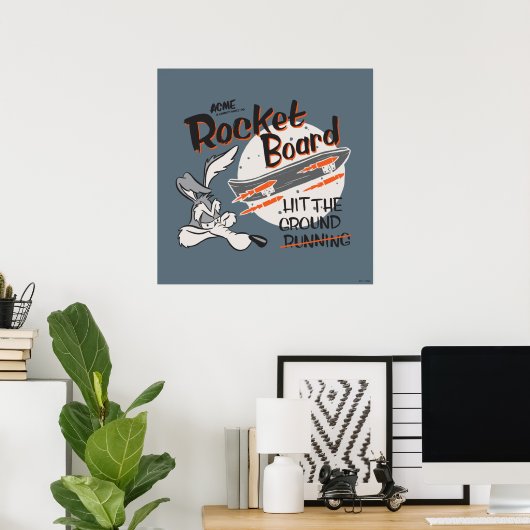 WILE E. COYOTE™ ACME Raketbord Poster (Thuiskantoor)