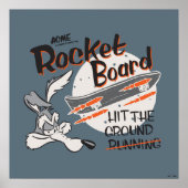 WILE E. COYOTE™ ACME Raketbord Poster (Voorkant)