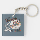 WILE E. COYOTE™ ACME Raketbord Sleutelhanger (Achterkant)