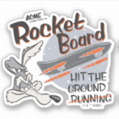 WILE E. COYOTE™ ACME Raketbord Sticker (Voorkant)