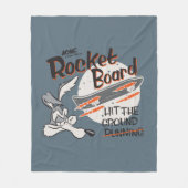 WILE E. COYOTE™ ACME Rocket Board Fleece Deken (Voorkant)