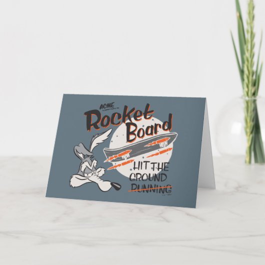 WILE E. COYOTE™ ACME Rocket Board Kaart (Voorkant)