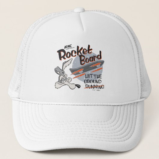 WILE E. COYOTE™ ACME Rocket Board Trucker Pet (Voorkant)