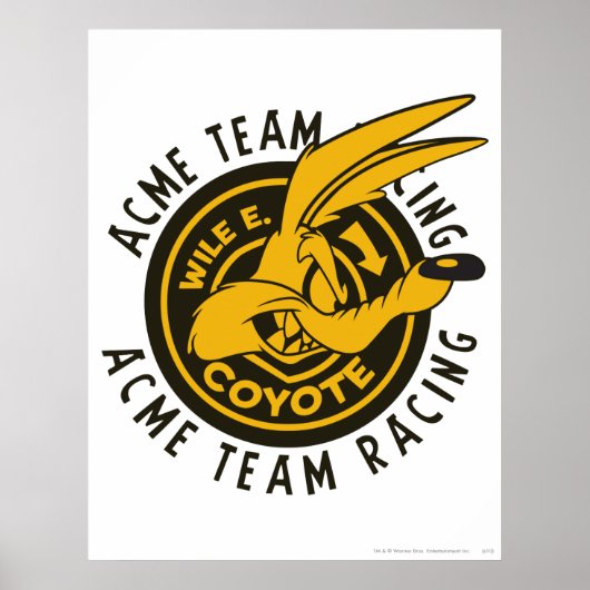 WILE E. COYOTE™ Acme Team Racen Poster (Voorkant)