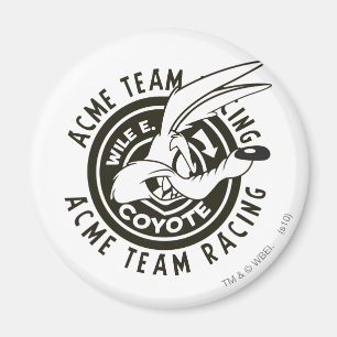 WILE E. COYOTE™ Acme Team Racing B/W Magneet