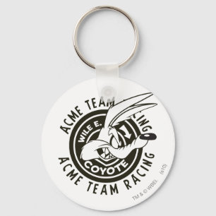 Wile E. Coyote Acme Team Racing B/W Sleutelhanger