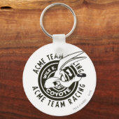Wile E. Coyote Acme Team Racing B/W Sleutelhanger (Voorkant)