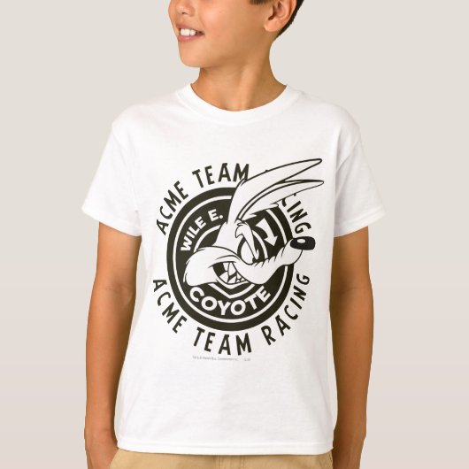 WILE E. COYOTE™ Acme Team Racing Z/W T-shirt (Voorkant)
