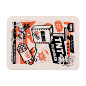 WILE E. COYOTE™ | ACME TNT Dynamite Plunger Magneet (Horizontaal)