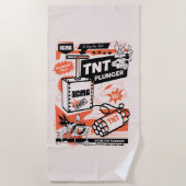 WILE E. COYOTE™ | ACME TNT Dynamite Plunger Strandlaken (Voorkant)