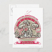 WILE E. COYOTE™ ACME Uni Hurdling Team Briefkaart (Voorkant / Achterkant)