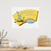 Wile E Coyote and ROAD RUNNER™ Acme Poster (Keuken)