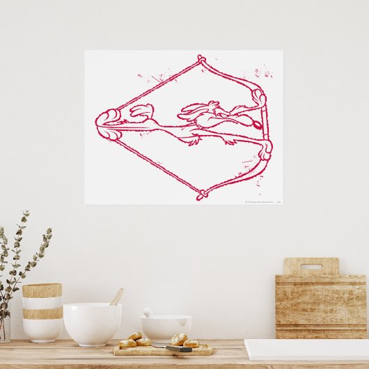 Wile E. Coyote — Berichten Poster (Keuken)
