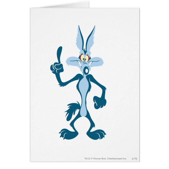 WILE E. COYOTE™ Blauw Aha! (Voorkant)