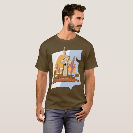 WILE E. COYOTE™ (carnivoor serieus) T-shirt (Voorkant volledig)