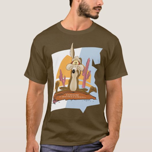 WILE E. COYOTE™ (carnivoor serieus) T-shirt (Voorkant)