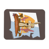 Wile E. Coyote (Carnivorous Seriously) Magneet (Horizontaal)