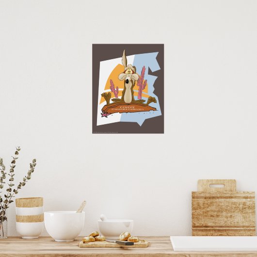 Wile E. Coyote (Carnivorous Seriously) Poster (Keuken)