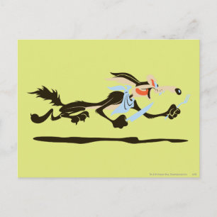 WILE E. COYOTE™ Chasing diner Briefkaart
