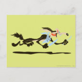 WILE E. COYOTE™ Chasing diner Briefkaart (Voorkant)