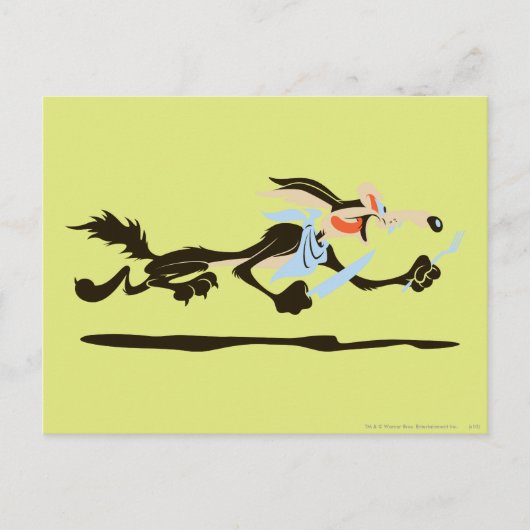 WILE E. COYOTE™ Chasing diner Briefkaart (Voorkant)