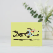 WILE E. COYOTE™ Chasing diner Briefkaart (Staand voorkant)