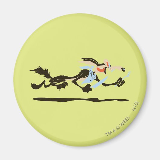 WILE E. COYOTE™ Chasing diner Magneet (Voorkant)