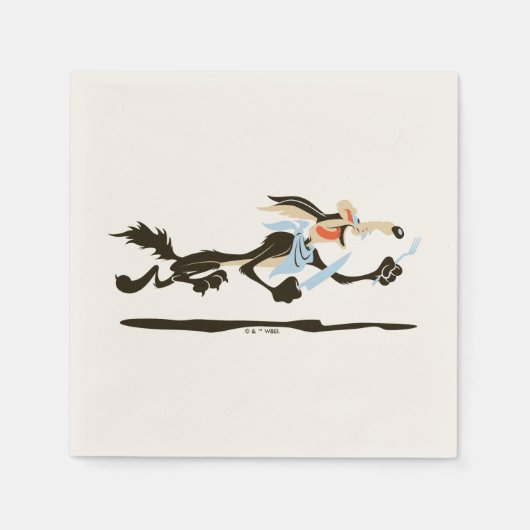 WILE E. COYOTE™ Chasing dinner Servet (Voorkant)