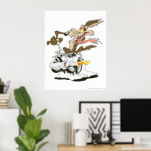 WILE E. COYOTE™ Crazy Driver Poster (Thuiskantoor)