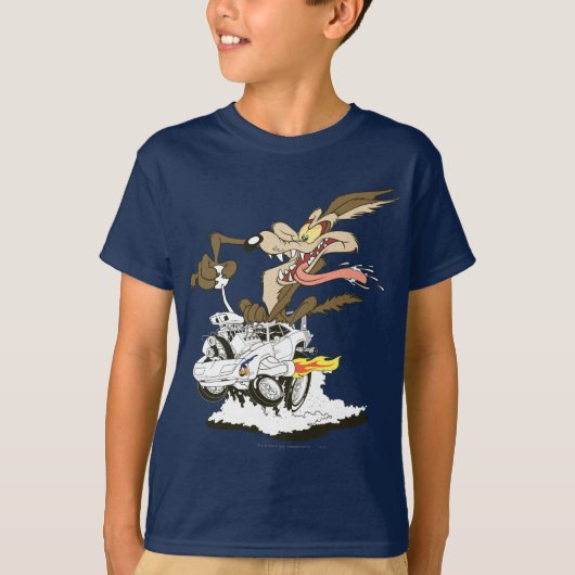 WILE E. COYOTE™ Crazy Driver T-shirt (Voorkant)
