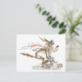 WILE E. COYOTE™ Cyclusracer Briefkaart (Staand voorkant)