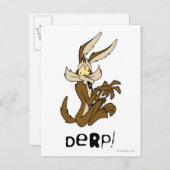 WILE E. COYOTE™ Derp Briefkaart (Voorkant / Achterkant)