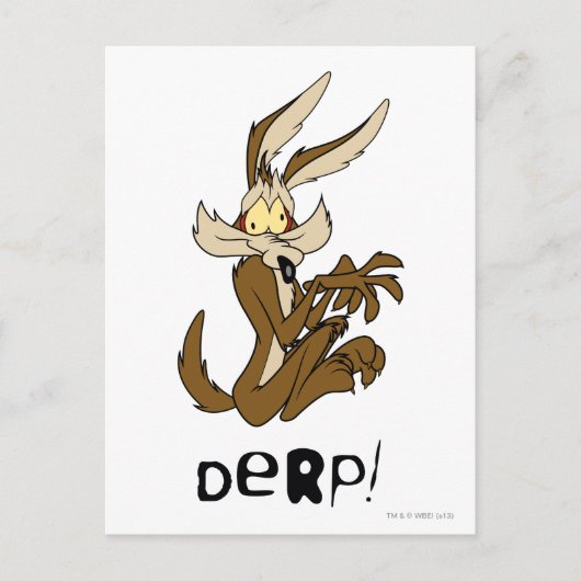 WILE E. COYOTE™ Derp Briefkaart (Voorkant)