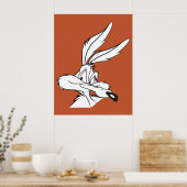 Wile E. Coyote die sluierig kijkt Poster (Keuken)