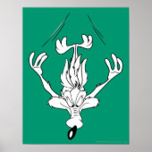 Wile E. Coyote Dive Bomb. Poster (Voorkant)