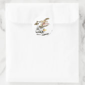 WILE E. COYOTE™ Dolle Drijver Ronde Sticker (Tas)
