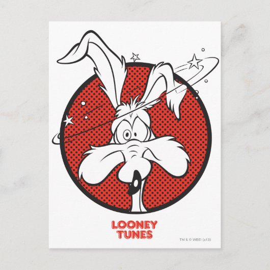 WILE E. COYOTE™ Dotty-pictogram Briefkaart (Voorkant)