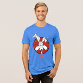 WILE E. COYOTE™ Dotty-pictogram Tri-Blend Shirt (Voorkant volledig)