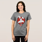 WILE E. COYOTE™ Dotty-pictogram Tri-Blend Shirt (Voorkant volledig)