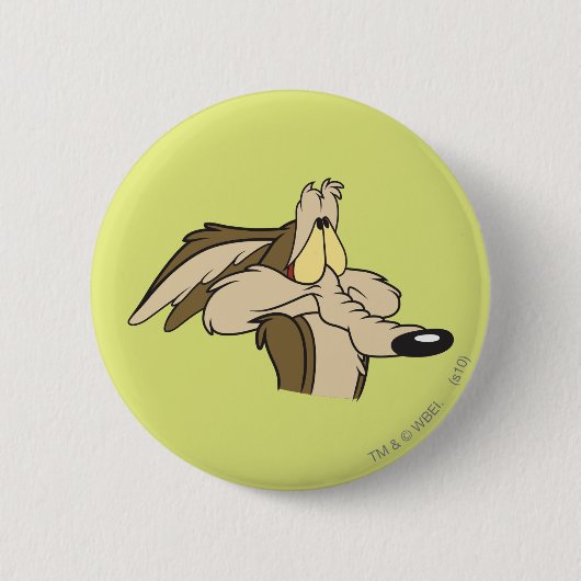 WILE E. COYOTE™ Dreigend onheil Ronde Button 5,7 Cm (Voorkant)