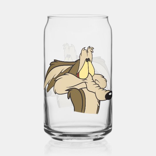WILE E. COYOTE™ DREIGENDE Doom Blikvorm Glas (Voorkant)