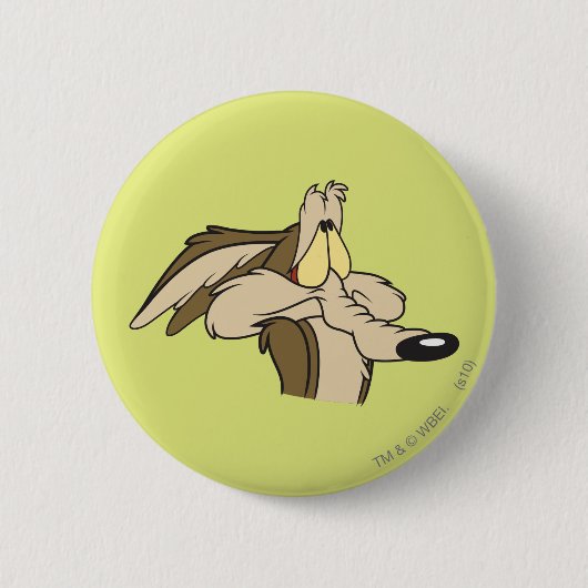 WILE E. COYOTE™ DREIGENDE Doom Ronde Button 5,7 Cm (Voorkant)