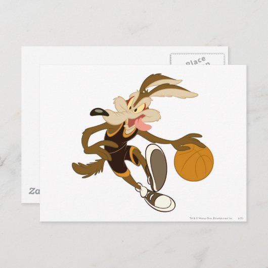 Wile e Coyote Drift via concurrentie Briefkaart (Voorkant / Achterkant)