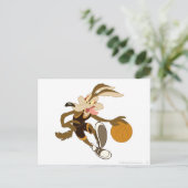 Wile e Coyote Drift via concurrentie Briefkaart (Staand voorkant)